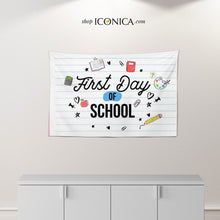 Load image into Gallery viewer, Last Day of School Sign, End of the Summer Sign, Back to School Sign, First Day of School Banner, First Day of School Photo Props