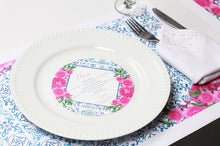 Load image into Gallery viewer, Tuscan Pink Floral First Communion Menu