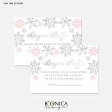 Load image into Gallery viewer, Winter Wonderland baby Shower Invitation, Wonderland christmas cards Holiday card, Printed or Printable File Free Shipping IBS0024