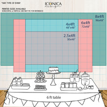 Load image into Gallery viewer, Circus First Birthday Banner Carnival Party Backdrop - Circus Birthday party || Carousel Backdrop any age Printed BBD0012
