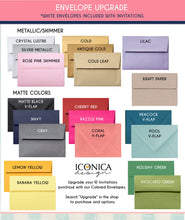 Load image into Gallery viewer, Wedding Invitation Fall Floral Invitation Blush Burgundy and Dusty Blue Floral Design Printed Cards or Electronic Invite {Wish Collection}
