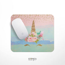 Load image into Gallery viewer, Unicorn Mouse Pad,unicorn office decor,Christmas Gift, Desk Mouse Pad, Magical Unicorn Desk accessories,Personalized Mouse Pad, MP0006
