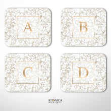 Load image into Gallery viewer, Marble Mouse Pad, Marbel and Faux Gold Foil, Personalized Gift, Custom Gift,Desk accessories,Personalized Mouse Pad MP0012