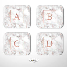 Load image into Gallery viewer, Marble Mouse Pad Home Office Accessories Marbel and Rose Gold, Personalized Gift Holiday Gifts Desk accessories Personalized Mouse Pad