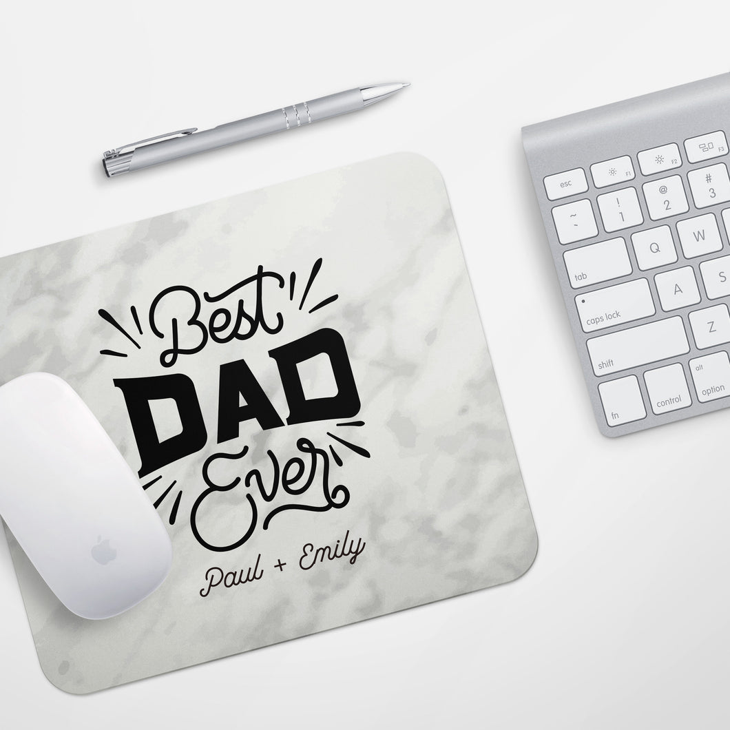 Mouse Pad Fathers Day Gift from kids Dad Mouse Pad Fathers Day Gift Ideas Husband Home Office decor Personalized Mouse Pad Christmas Gift