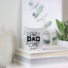 Load image into Gallery viewer, Marble Mug Fathers Day Gift from Wife Dad Coffee Mug Fathers Day Gift Ideas Dad Tea Mug Personalized Ceramic Mug Dishwasher & Microwave Safe