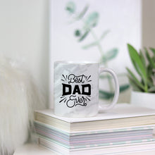 Load image into Gallery viewer, Marble Mug Fathers Day Gift from Wife Dad Coffee Mug Fathers Day Gift Ideas Dad Tea Mug Personalized Ceramic Mug Dishwasher & Microwave Safe