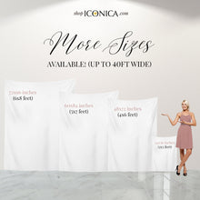 Load image into Gallery viewer, Tie Dye Baby Shower Blue Tie Dye Backdrop Boho Baby Shower Summer Baby Over the moon Baby Shower Tie Dye Tapestry Twinkle Little Star Banner