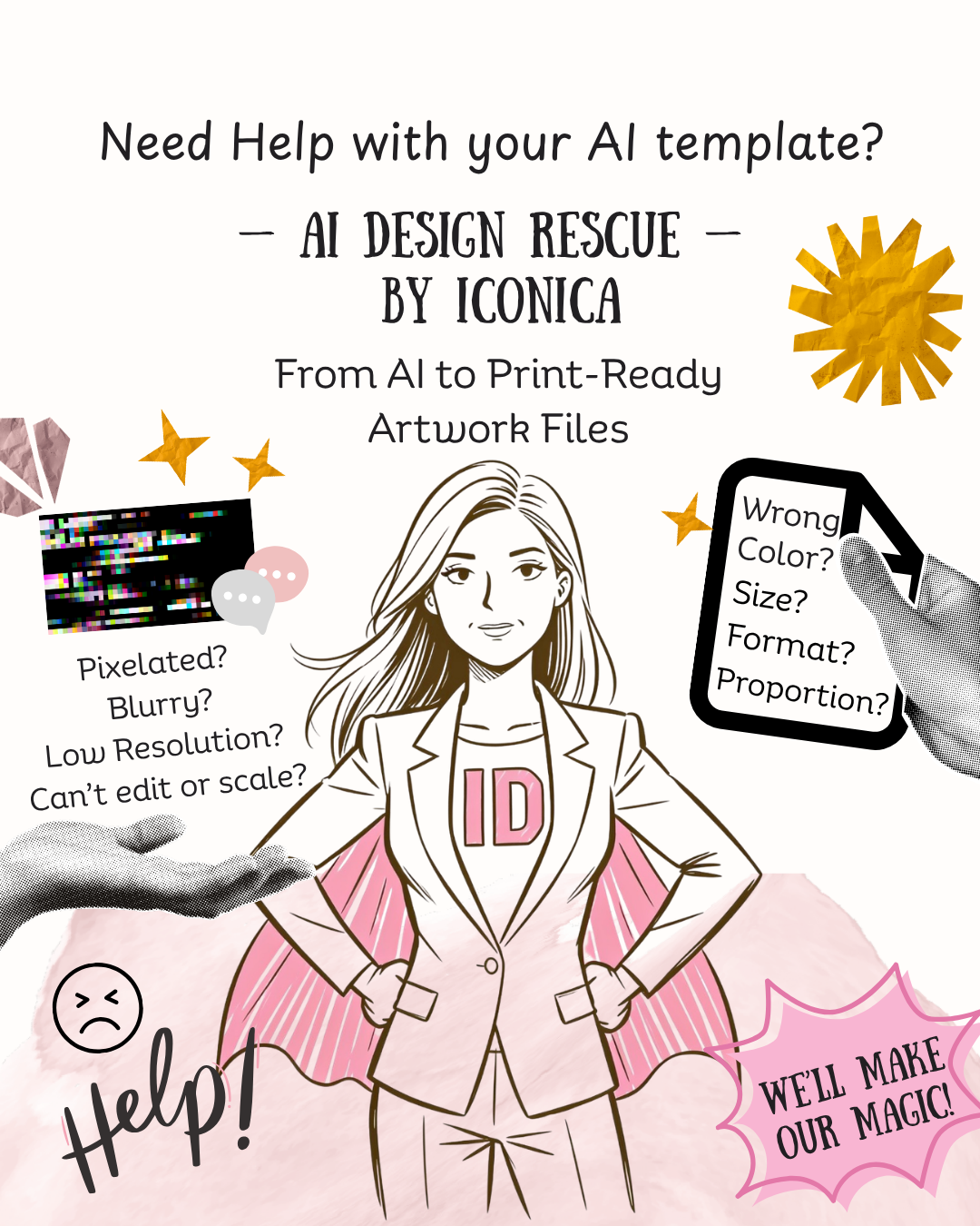 AI Design Rescue by Iconica – From AI to Print-Ready Artwork Files