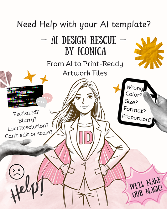 AI Design Rescue by Iconica – From AI to Print-Ready Artwork Files