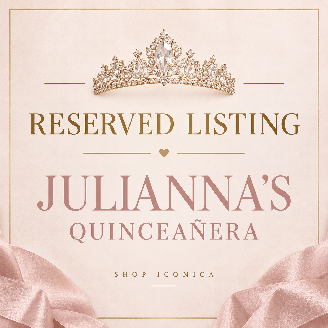 Julianna Quinceañera - Custom Designs