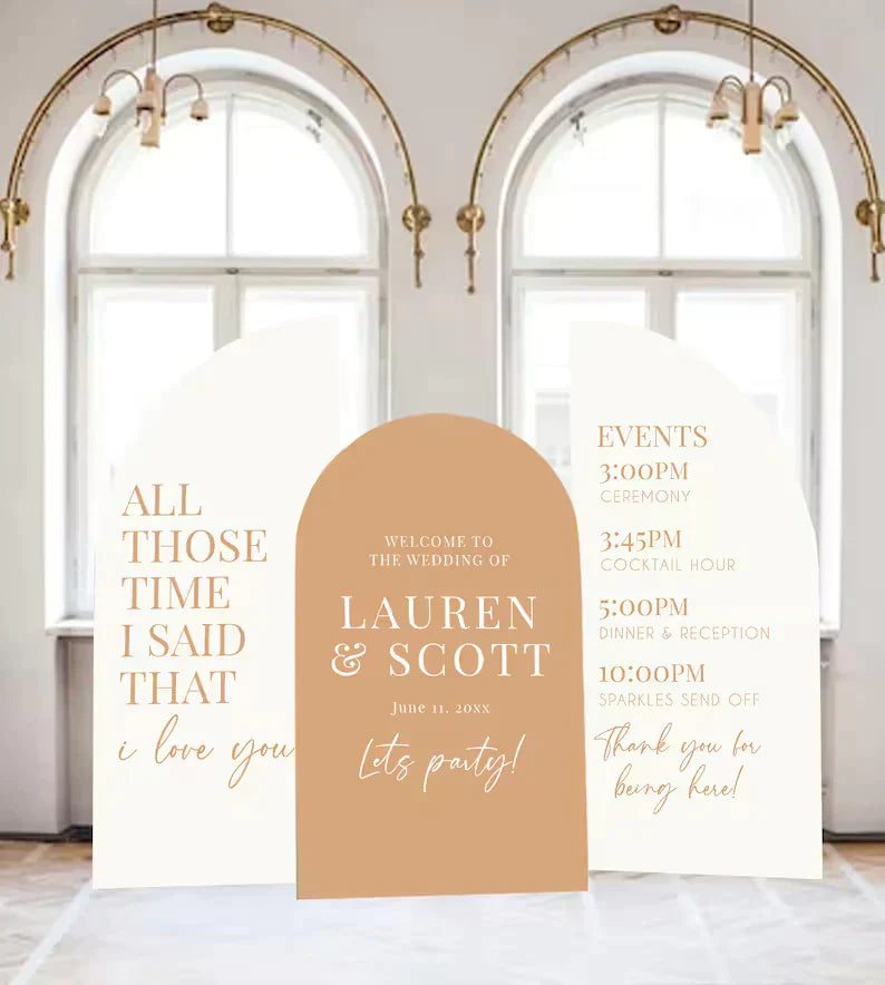 Wedding seating chart Large Custom signs, Rectangular or Arched Panel with easel Entrance Sign Foam Board Custom text, color, Light Weight