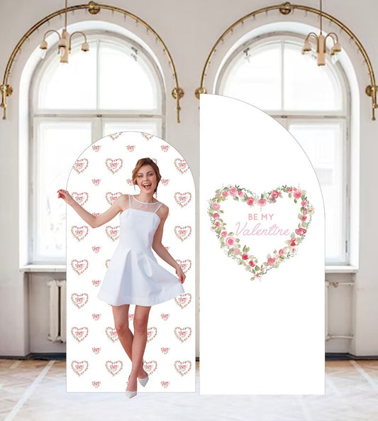 Bridal Shower Valentines day decor Large Arch Signs any text, Engagement Party Large Arch Signs Wedding Announcement Arched Panel with easel