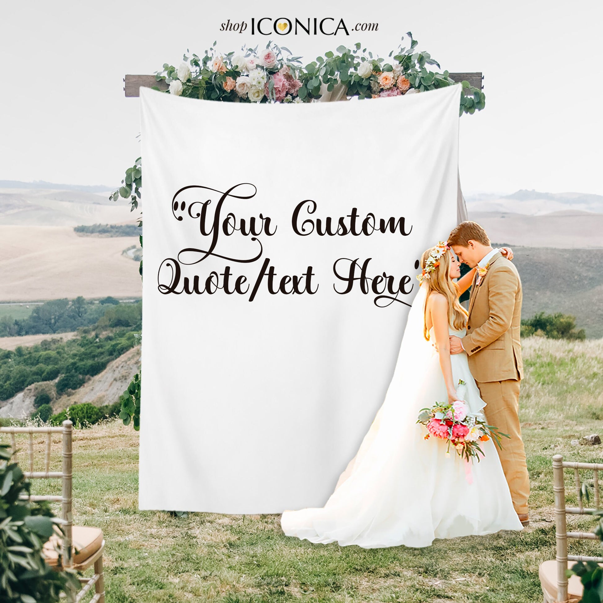 Custom Fabric Photo Backdrop, Any Color, Party Theme