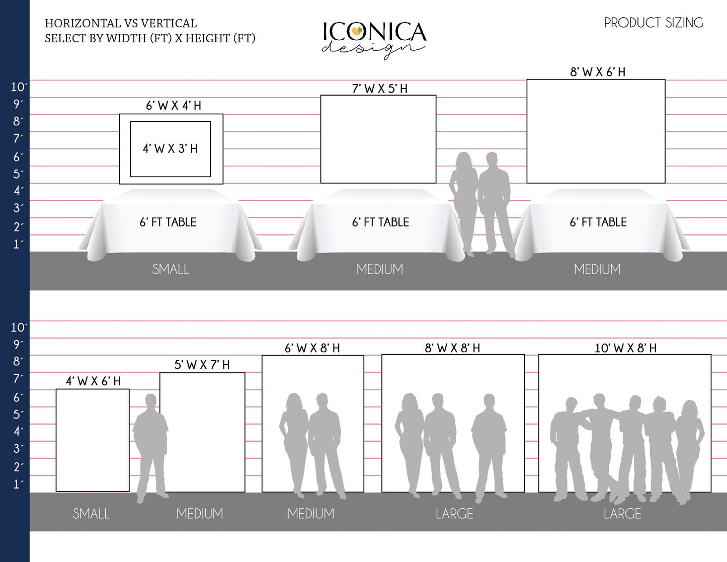 Blue Peonies Baptism Backdrop, Light Gray Banner (Printed or Printable File)