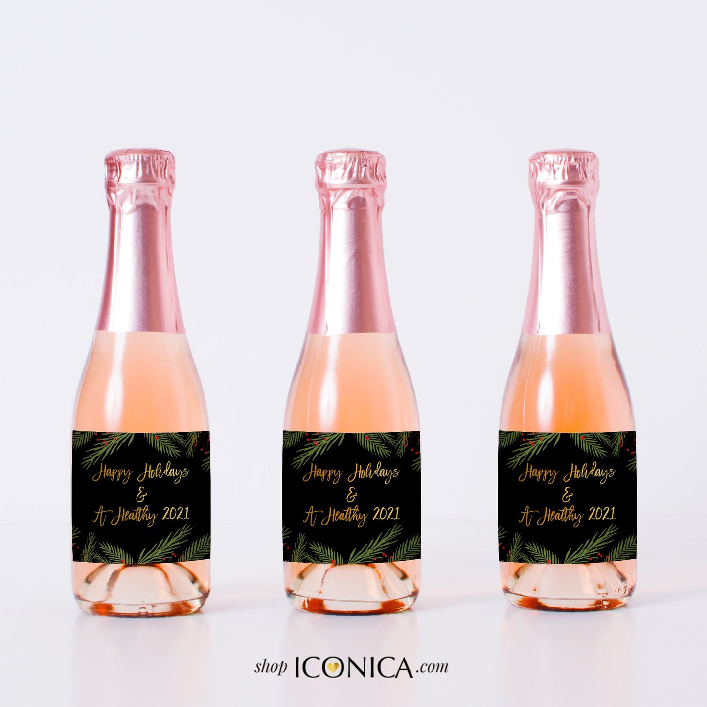 Custom Mini Champagne Labels | Personalized Party Favors