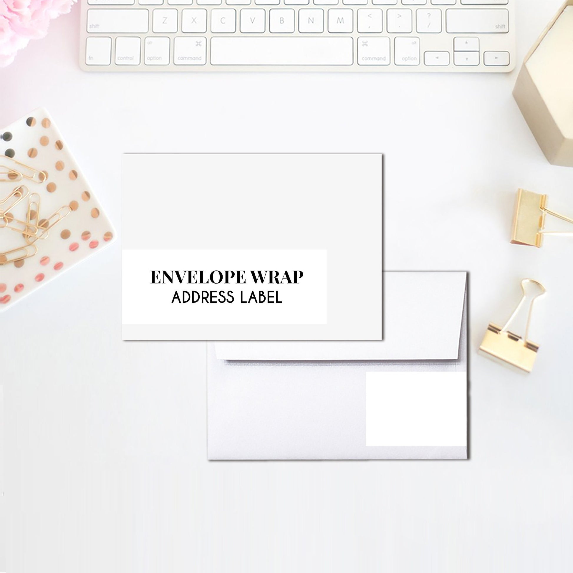 Personalized Return Address Envelope Wraps - Printed