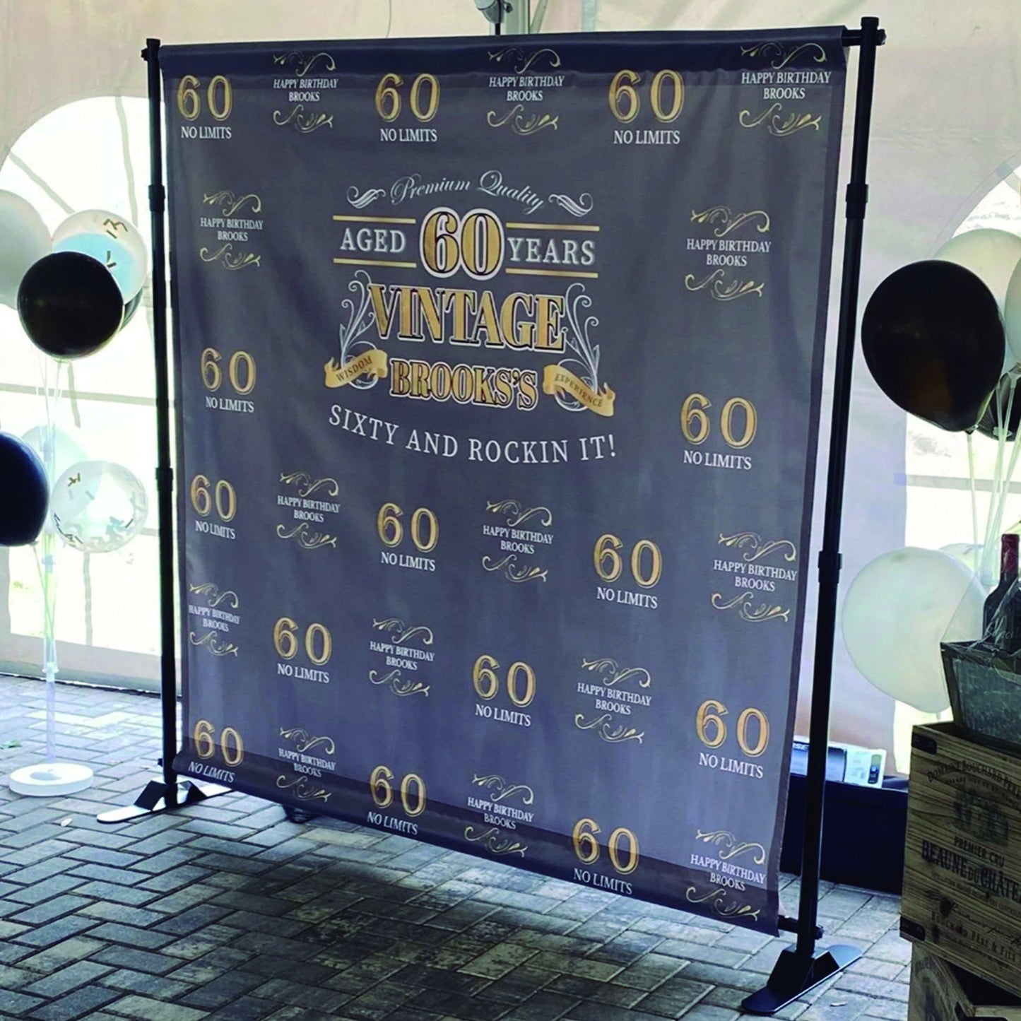 Adjustable Telescopic Backdrop Stand, 8'x8' or 8'x10' Upgrade