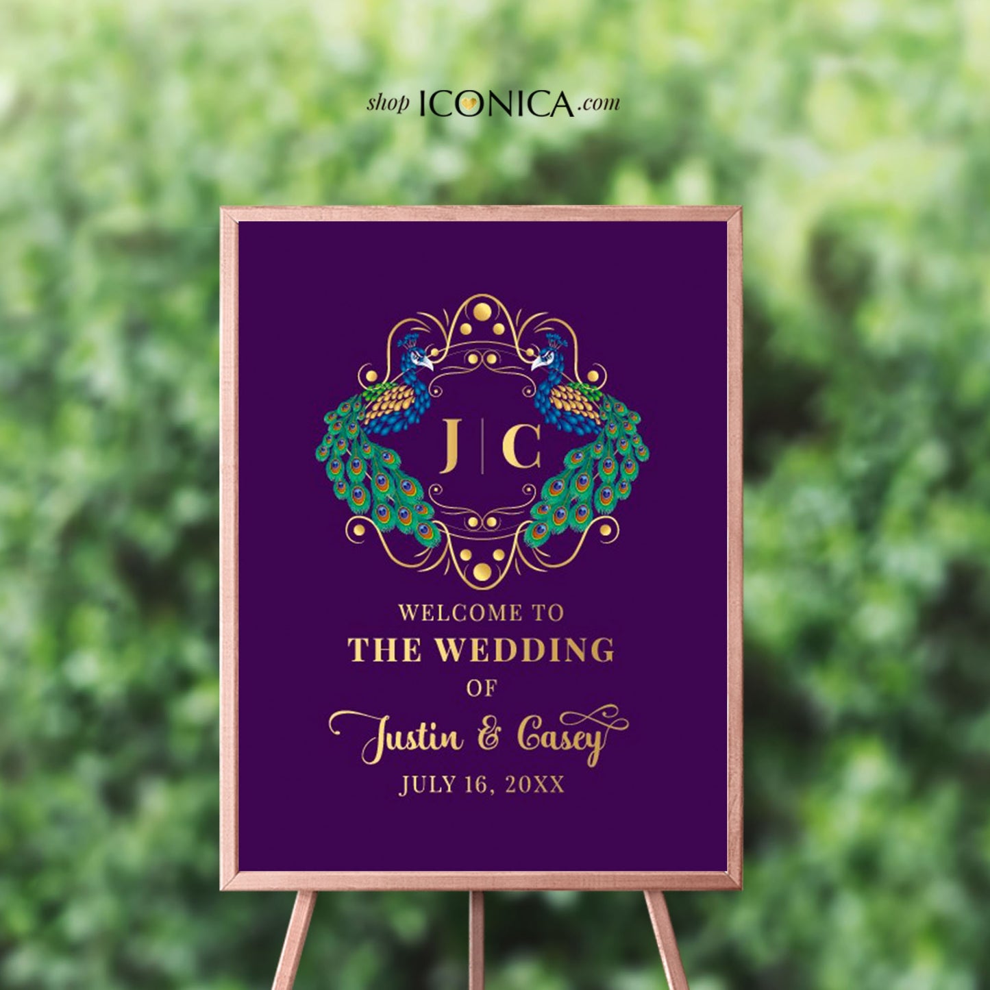 Peacock Table Numbers | Custom Event Decor (Printed or DIY File)