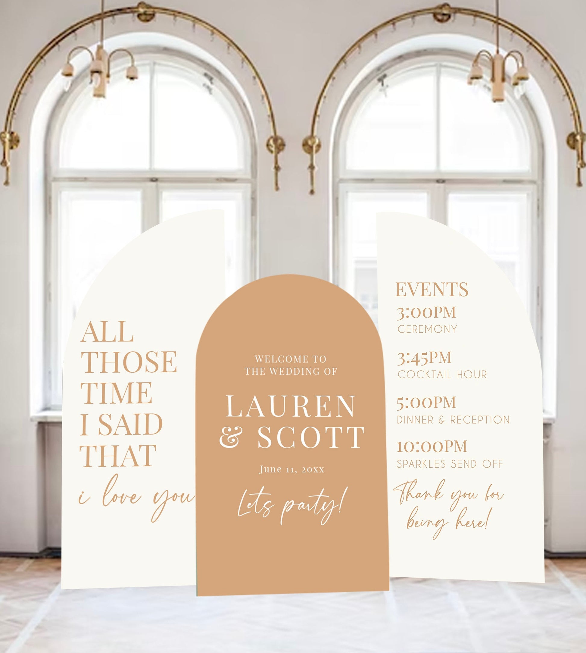 Arch Wedding Sign Decor Custom Large Wedding Signs Arched Panel with easel Entrance Sign Foam Board Custom text, color, Light Weight