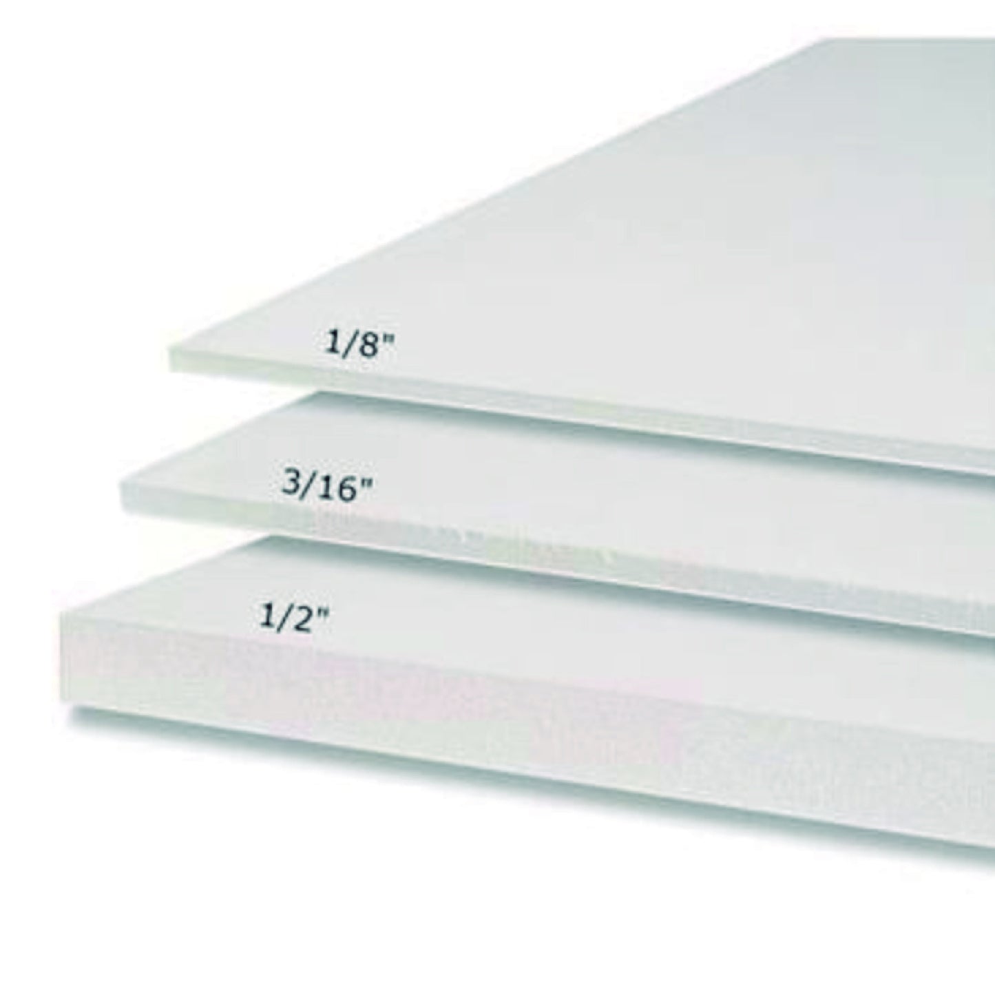 1/2" Thick Foam Board Upgrade - Set of 2 Arch Panels