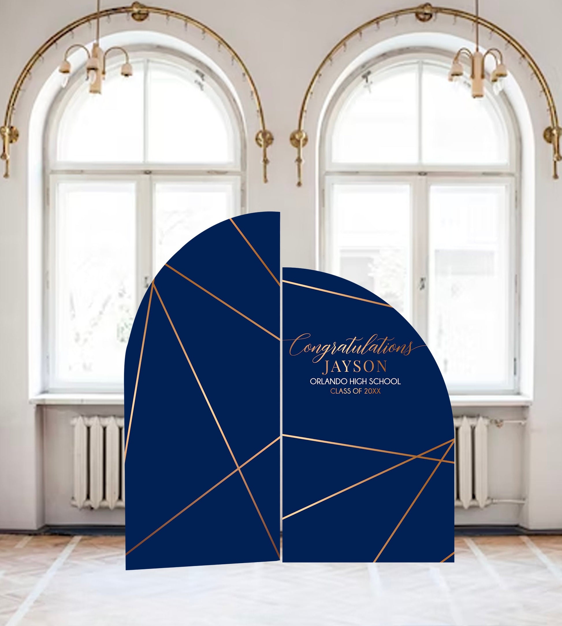 Custom Graduation Arch Sign, Class of 2026, Grad Party Photo Backdrop Decoration