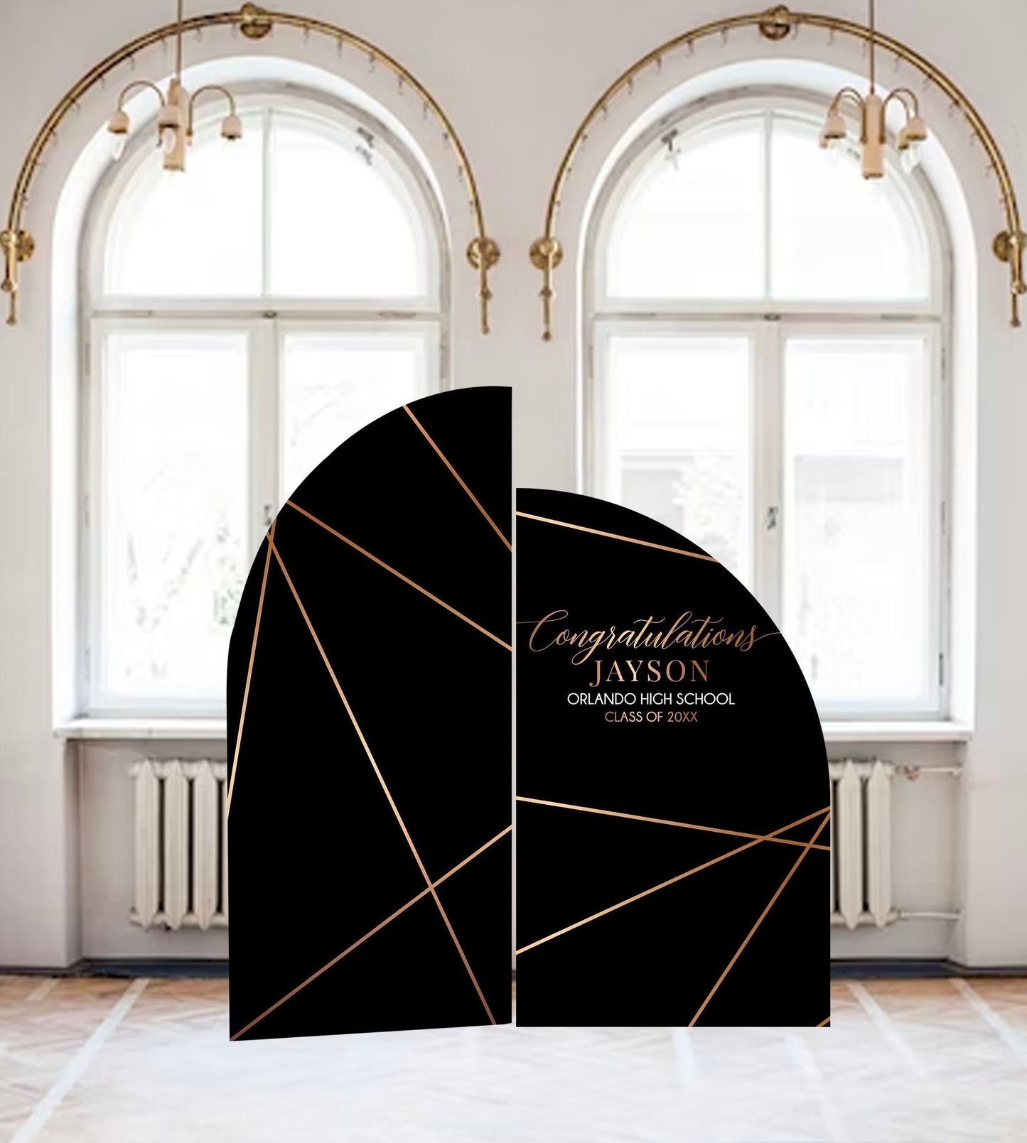 Custom Graduation Arch Sign, Class of 2026, Grad Party Photo Backdrop Decoration