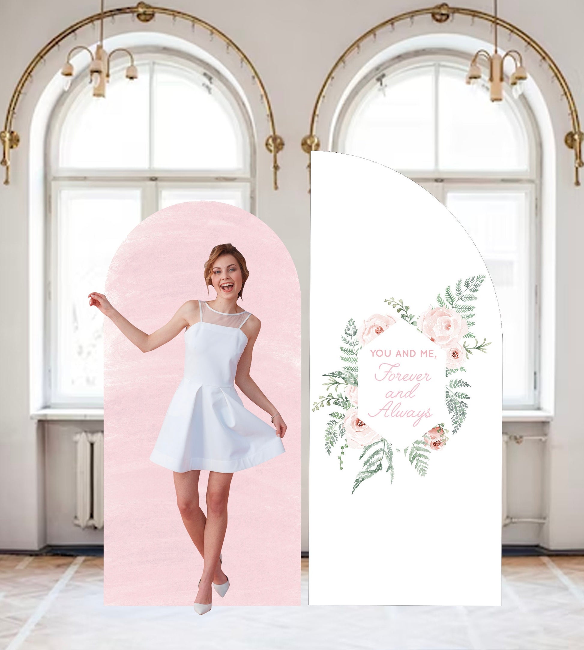 Bride to Be Custom Arch Foam Board Backdrop, Bridal Shower Photo Prop