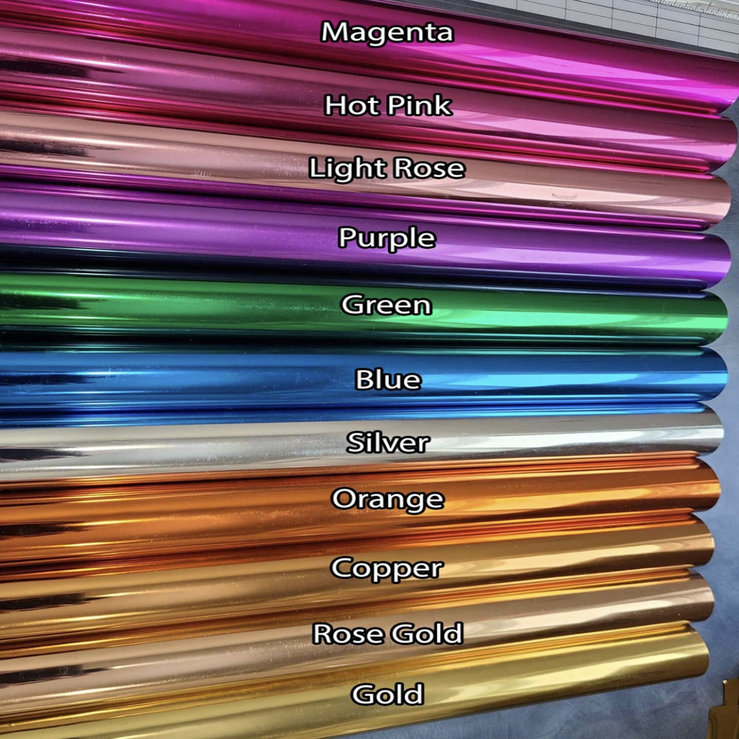 Gold Foil Vinyl Stickers, Large Text Sign Upgrade