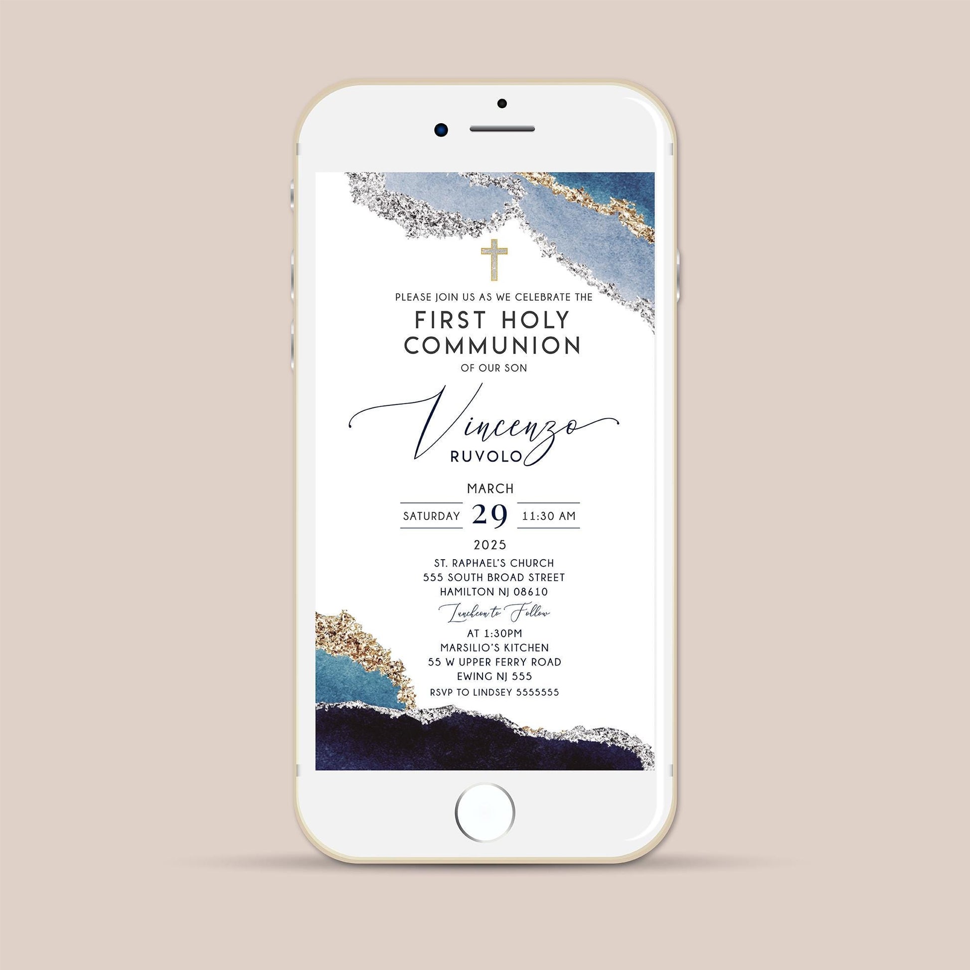 Custom Invitation, 5x7 A7, Made to Order (Digital File)