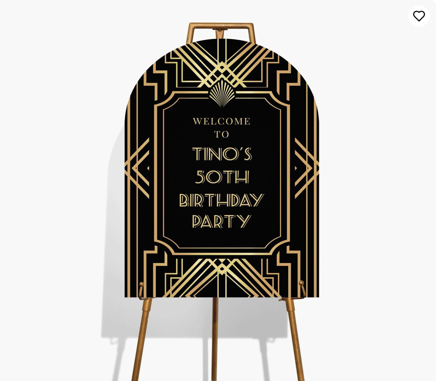 Personalized Roaring 20s Welcome Sign, Great Gatsby Party Decor