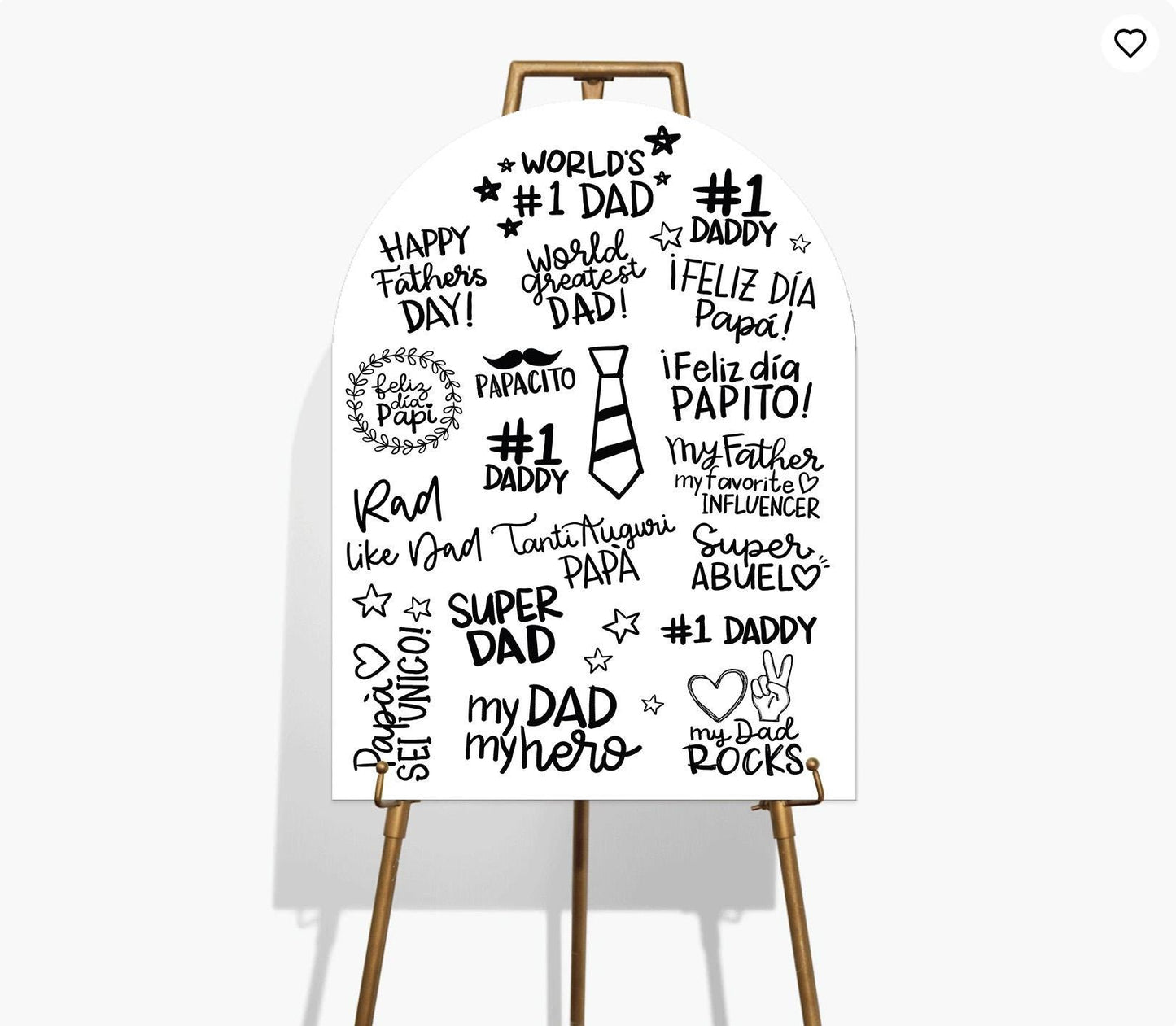 Custom Father's Day Welcome Sign, Rad Like Dad Decor