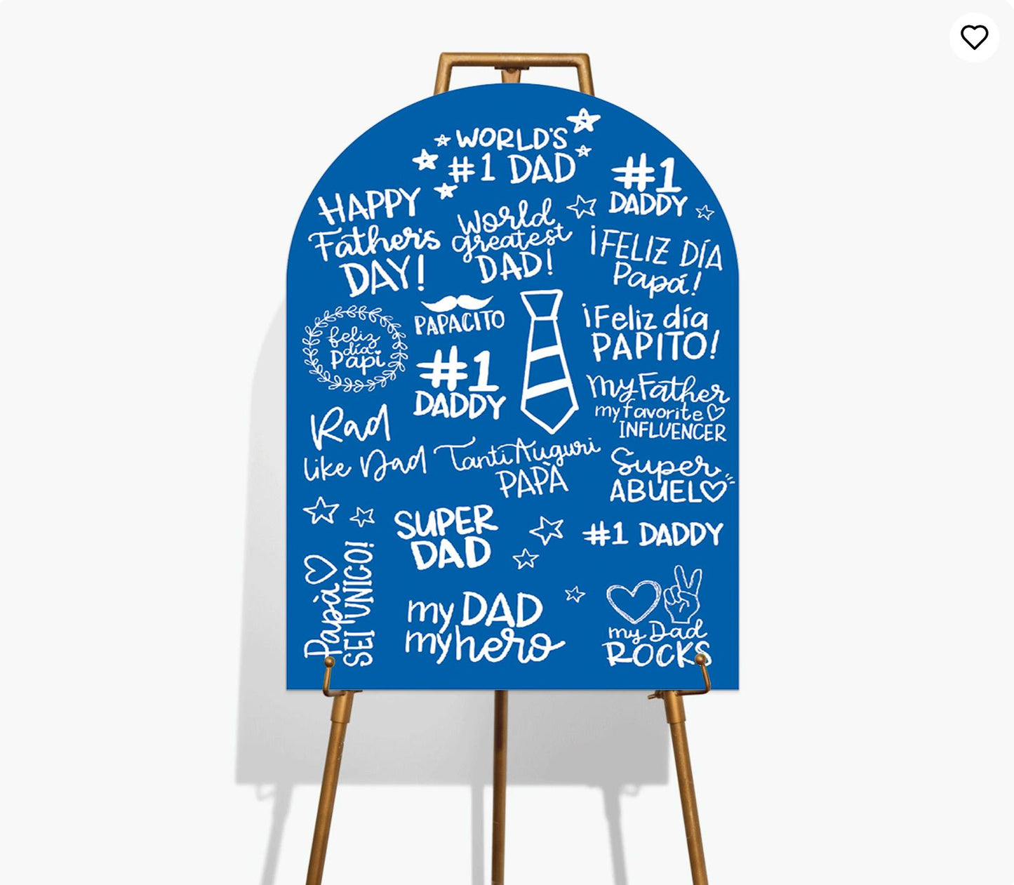 Custom Father's Day Foam Board Sign, Rad Like Dad Decor