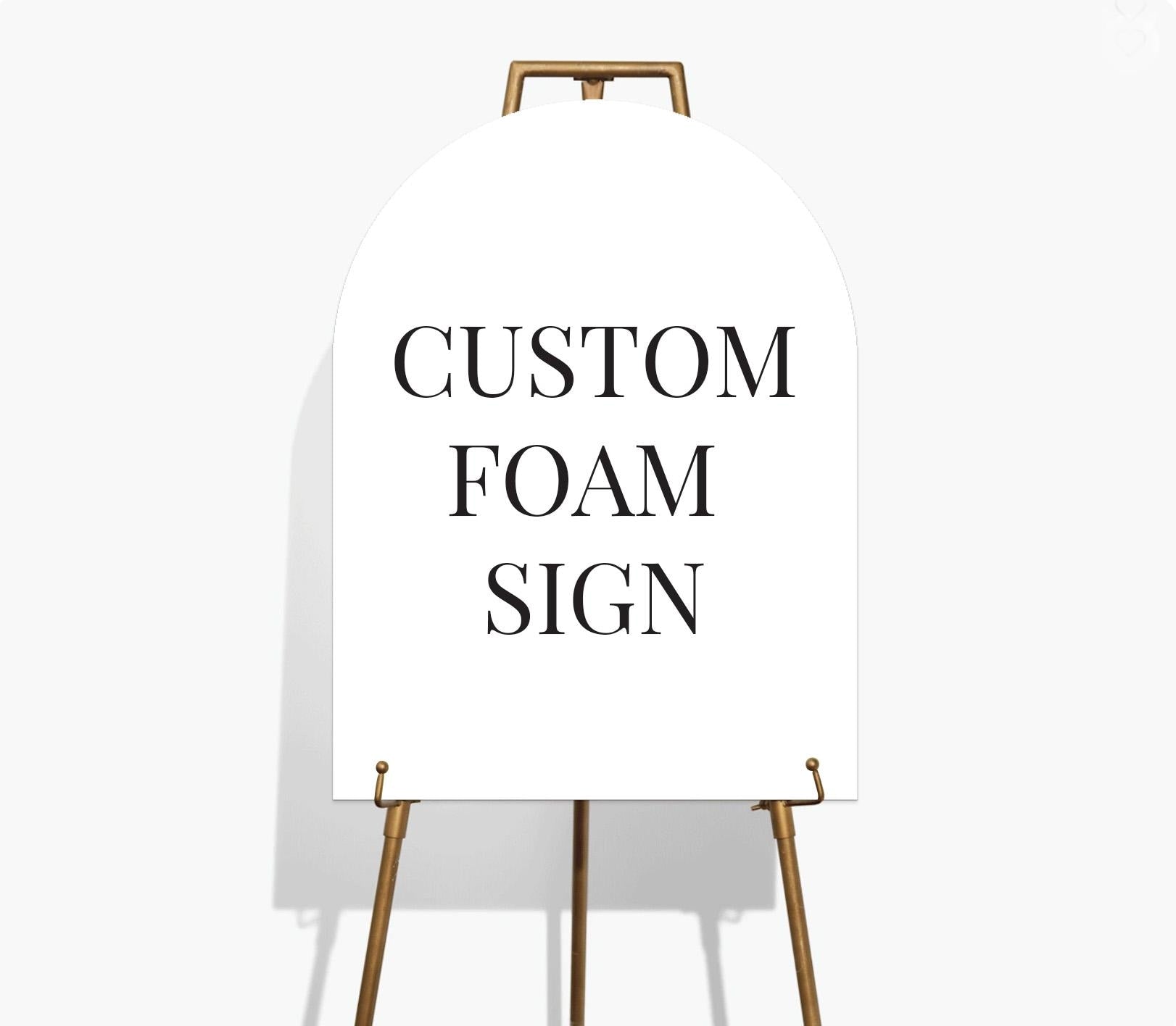 Custom Casino Wedding Foam Sign – “Deal Us In for a Lifetime of Love”