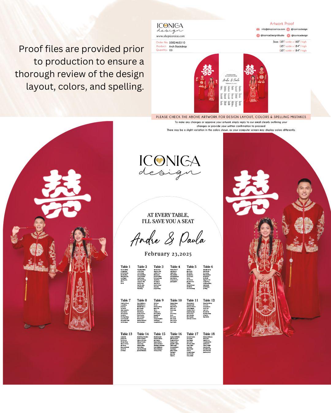 Year of the Horse Wedding Sign | Lunar New Year 2026 | Custom Asian Decor