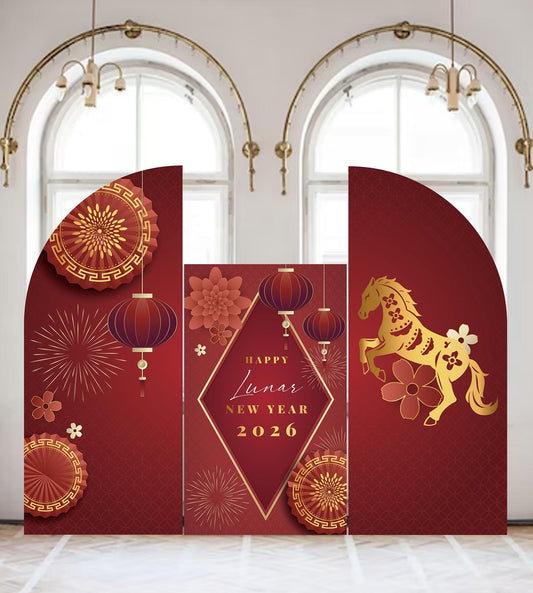 Year of the Horse Wedding Sign | Lunar New Year 2026 | Custom Asian Decor
