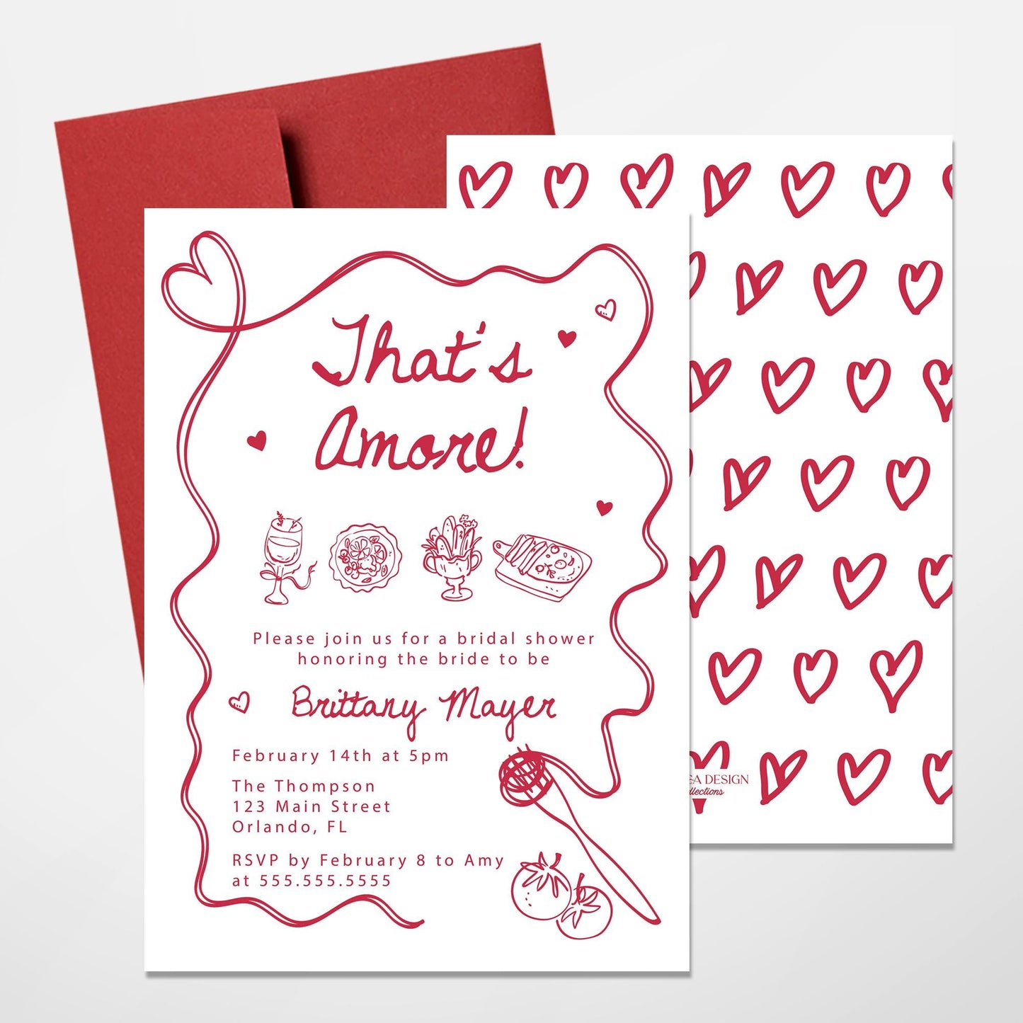 That’s Amore Bridal Shower Sign Welcome Sign Seating Chart matching Sign,Valentine’s Day Bridal Shower Decor Italian Love Theme Red Hearts