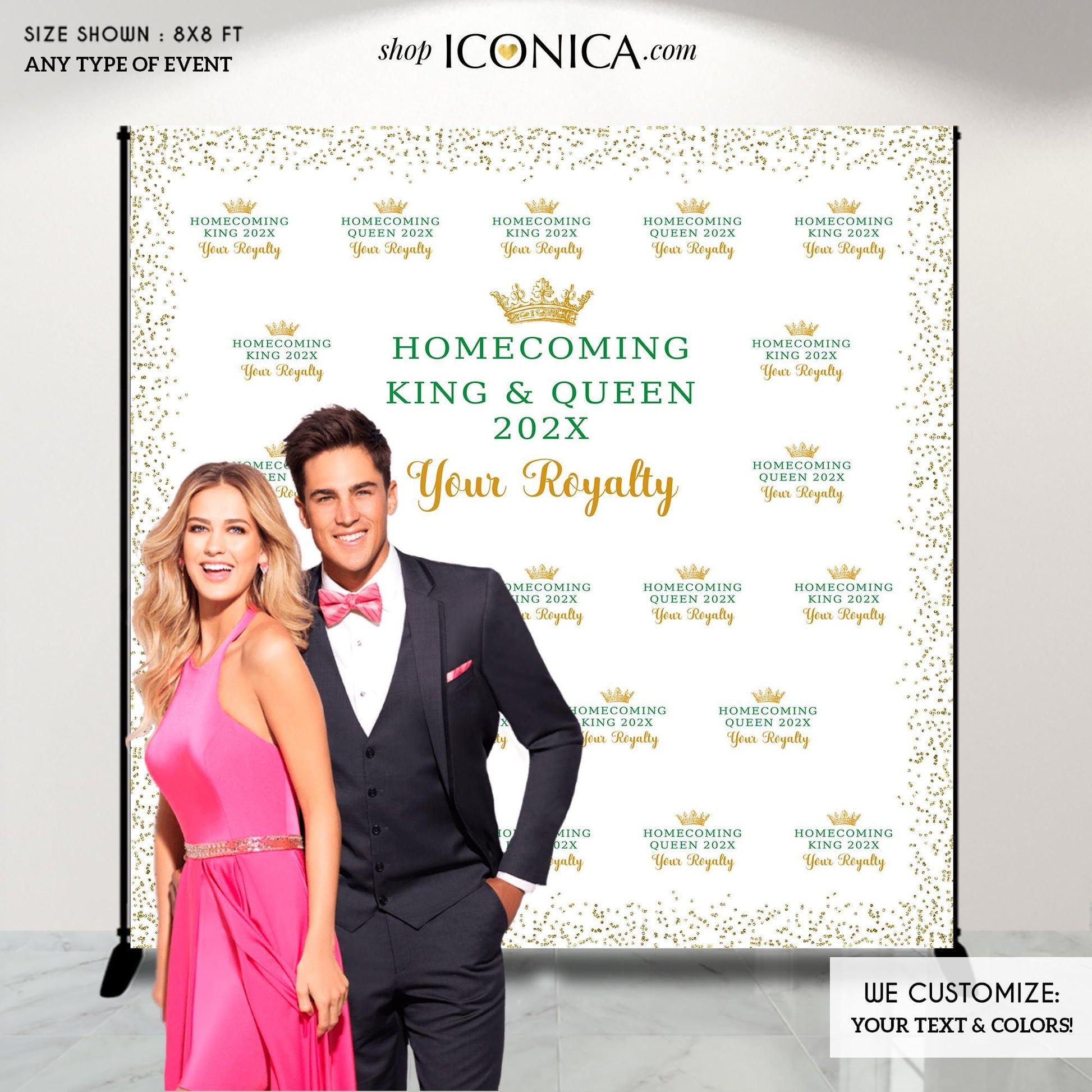 Custom Homecoming Photo Booth Backdrop, School Dance Decor Class of 2026