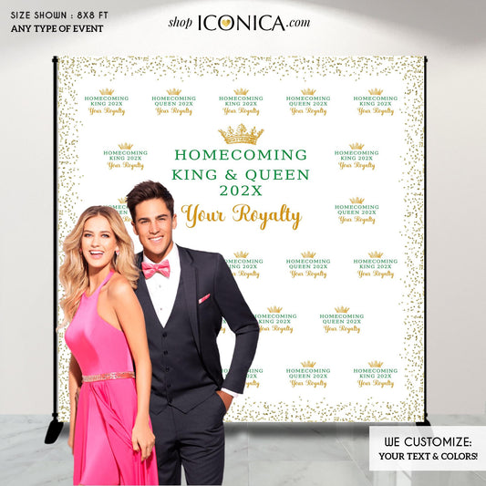 Custom Homecoming Photo Booth Backdrop, School Dance Decor Class of 2026