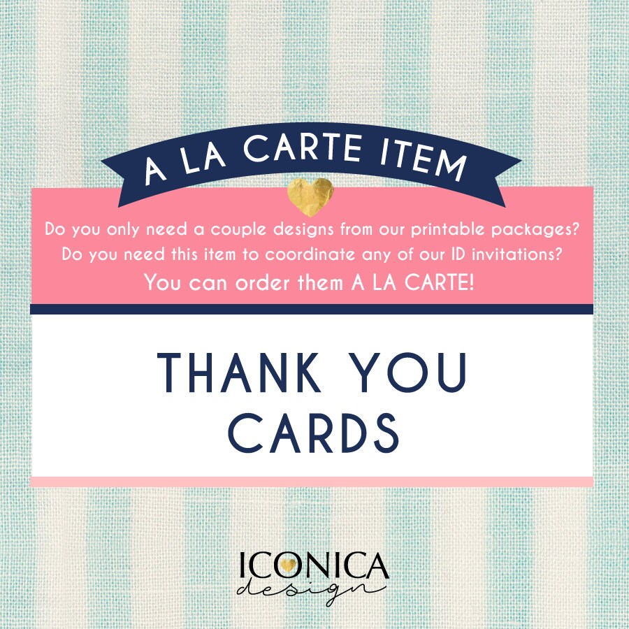 Custom Thank You Card | Match Invitation Design (Digital File)