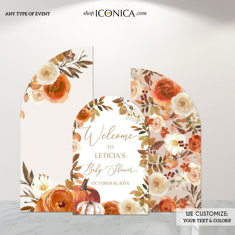 Arch Seating Chart welcome Sign Wedding Baby Shower or Bridal, any type of event, Arched Panel with easel Entrance Sign Foam Board