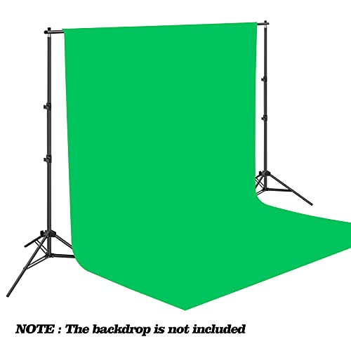 EMART Photo Video Studio 10Ft Adjustable Background Stand Backdrop Support System Kit with Carry Bag