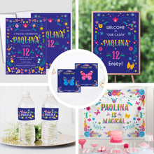 Load image into Gallery viewer, Magical Birthday Welcome sign with Encanto, Magical Birthday Party
