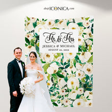 Load image into Gallery viewer, Wedding Invitation Caroline Collection White Garden Invitations Printed Cards
