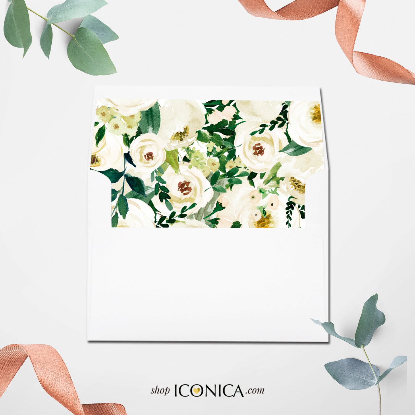 Wedding Invitation Caroline Collection White Garden Invitations Printed Cards