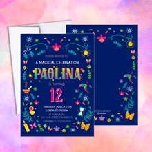 Load image into Gallery viewer, Magical Birthday Invitation with Encanto, Magical Birthday Party
