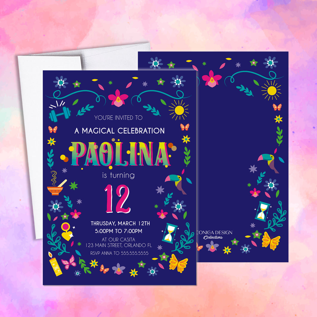 Magical Birthday Invitation with Encanto, Magical Birthday Party