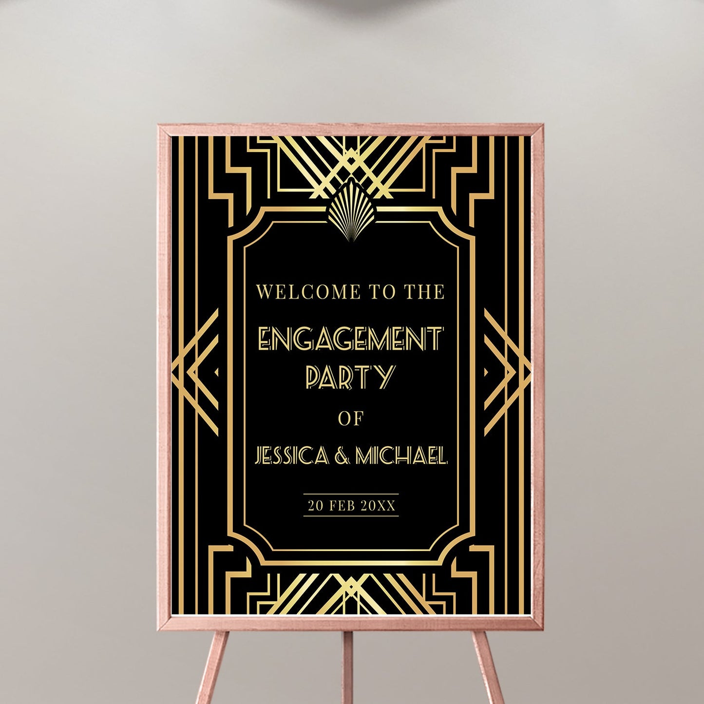 Graduation 2023 Decorations Great Gatsby Welcome Sign Gatsby Personalized Sign Roaring 20s Personalized Sign Roaring Twenties Poster