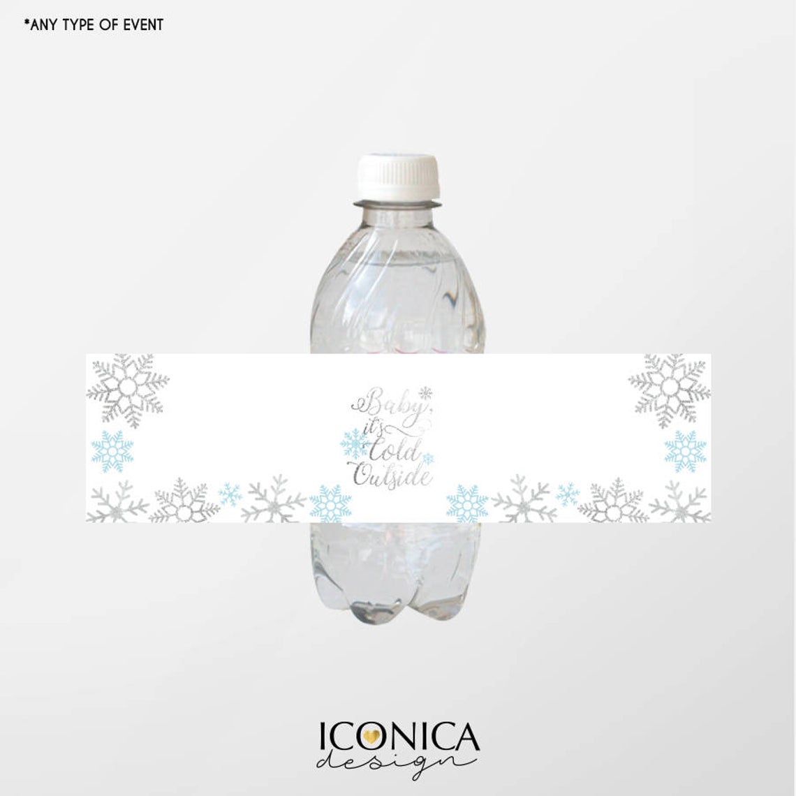 Winter Wonderland baby Shower Invitation, Wonderland christmas cards Holiday card, Printed or Printable File Free Shipping IBS0025