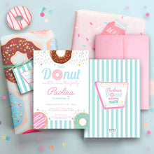Load image into Gallery viewer, Donut Party Invitations Donut Birthday Party, Sprinkle party, Baby Sprinkle Invite, Printed - Printable File, Free Shipping IBD0054
